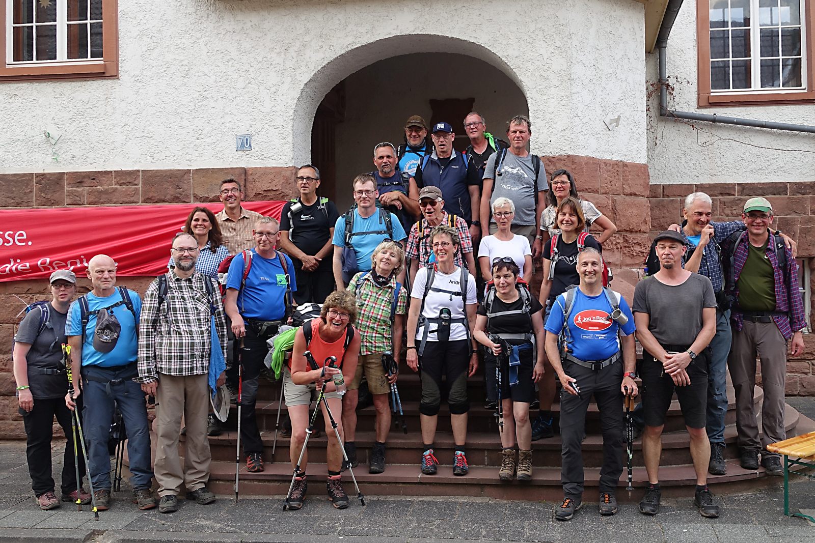 Am Ziel in Heubach (Bild:OWK Heubach)